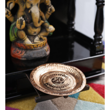 Copper Metal Puja Thali
